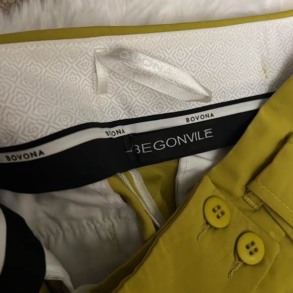❤️ 2 pc bundle BEGONVILLE pants set size 0 in mustard green Mittoshop Top size M - Picture 12 of 16